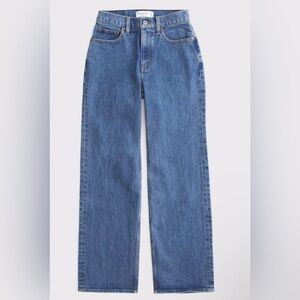 Abercrombie & Fitch Light Blue Relaxed Jeans Medium Marble 30 long New with tags